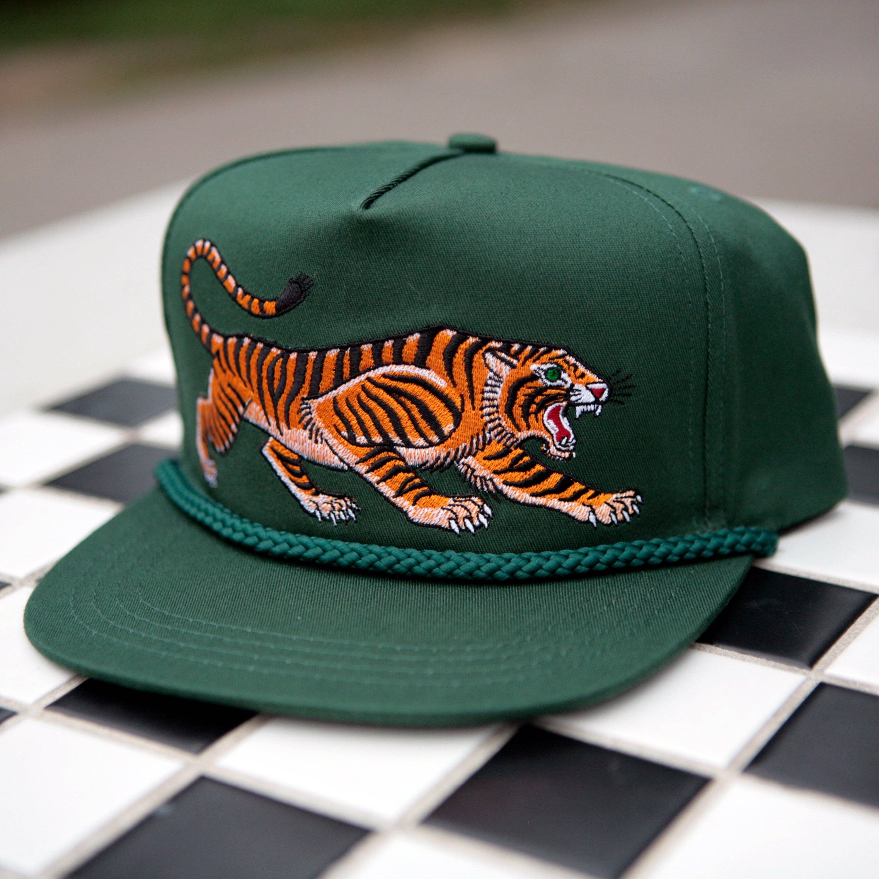 Tattoo-Style Tiger Hat