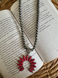 Squash Blossom Pendant Necklace