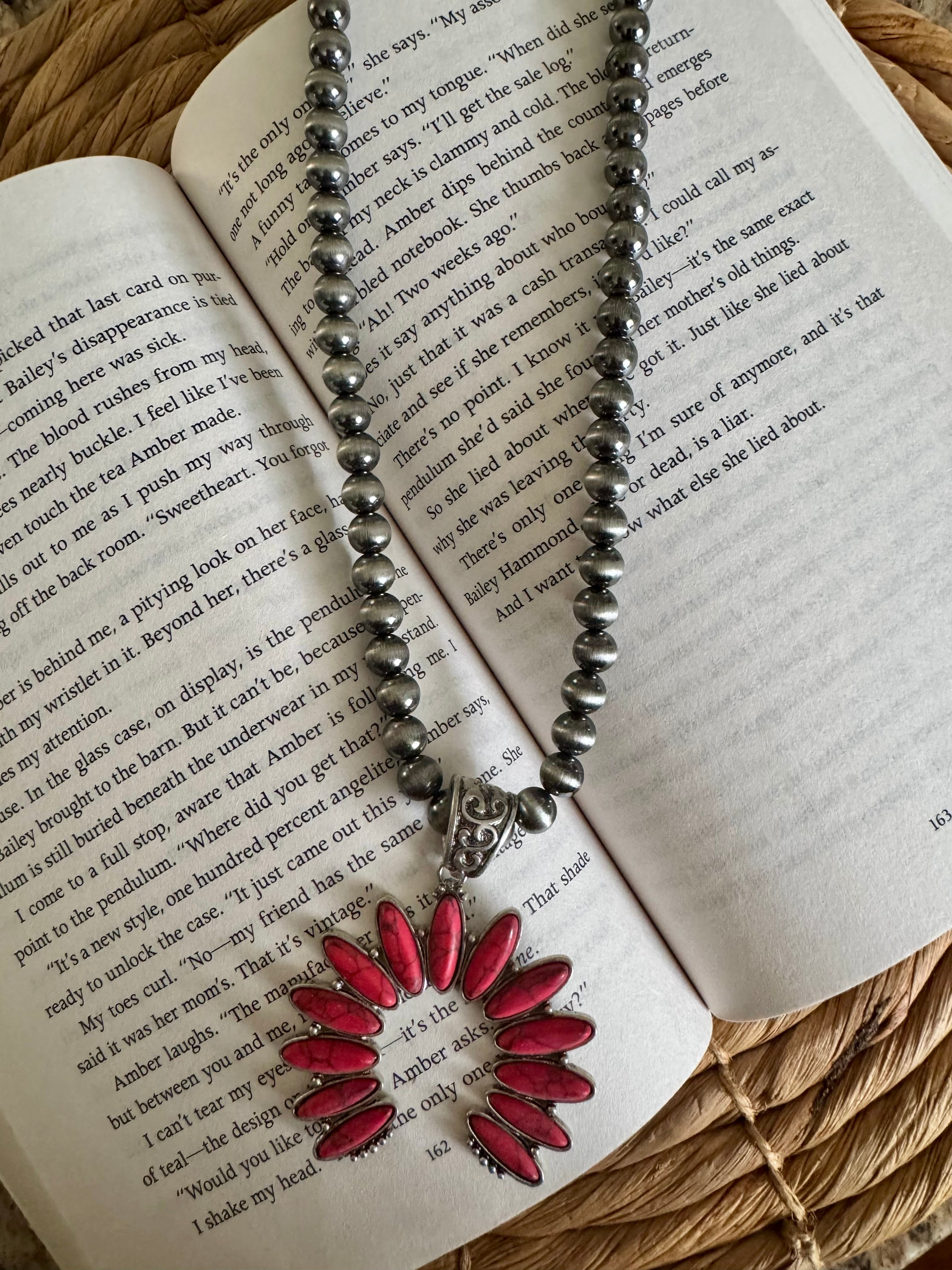 Squash Blossom Pendant Necklace