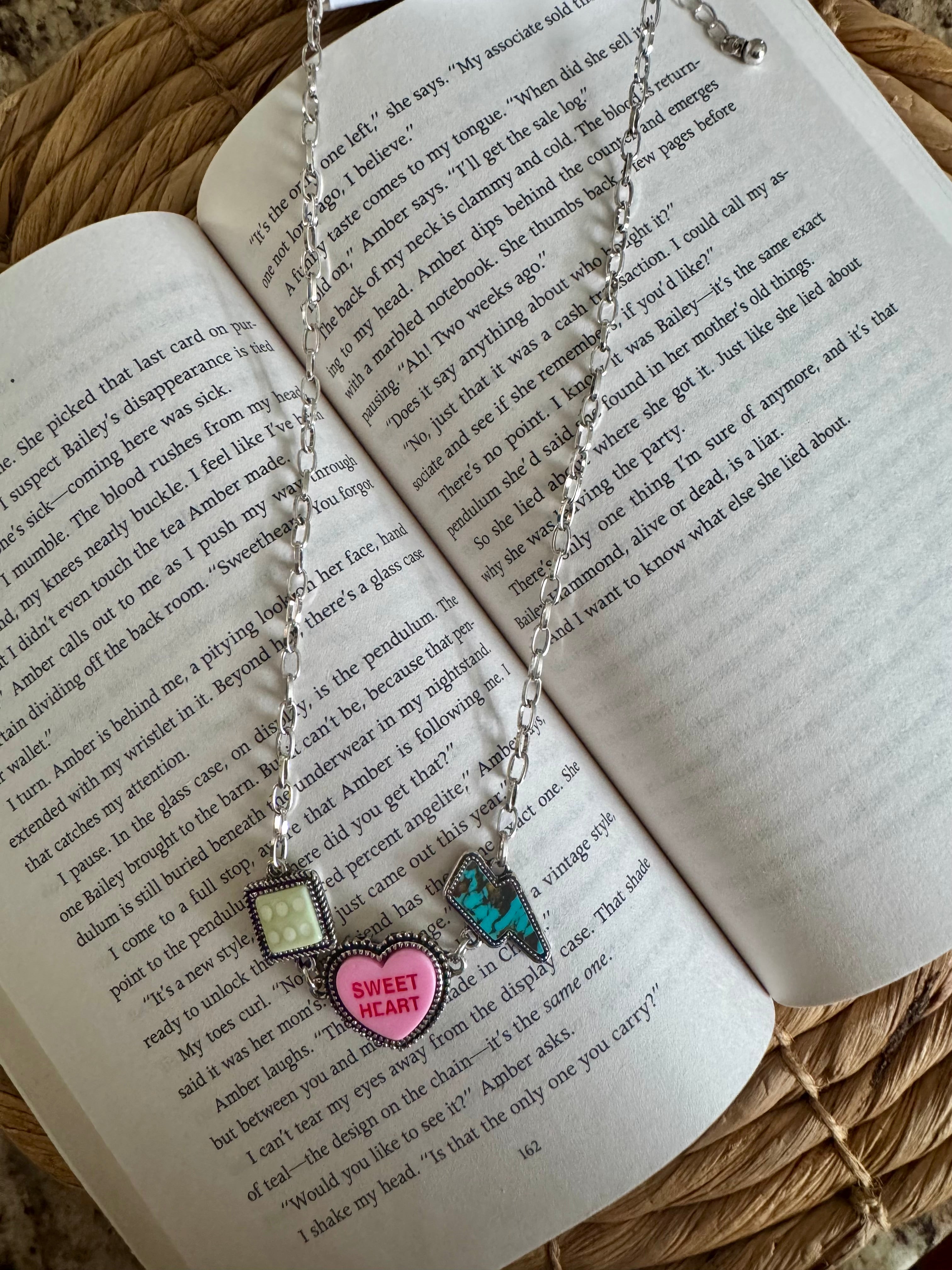 Candy Heart Pendant Necklace