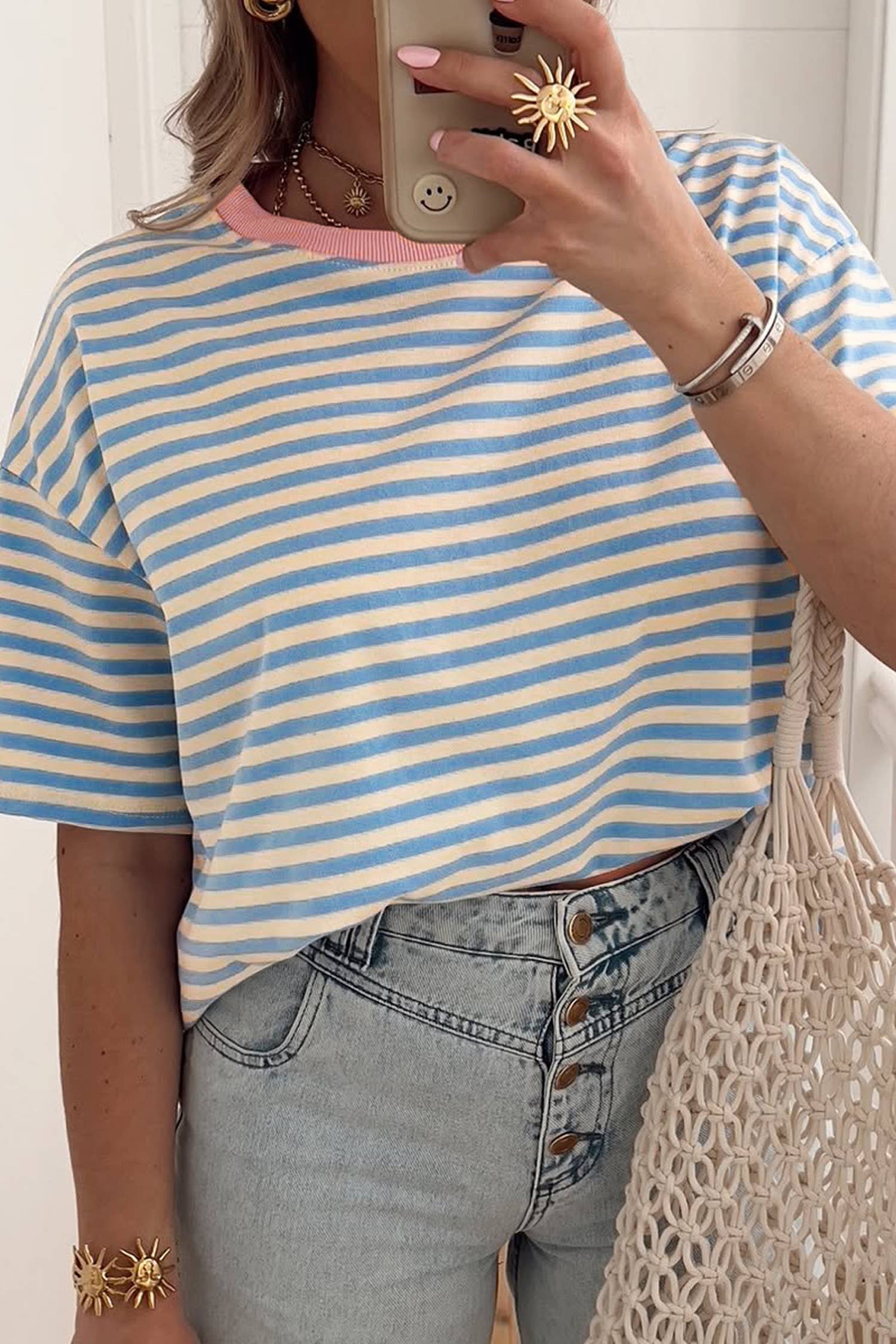 Loose Crew Neck Tee