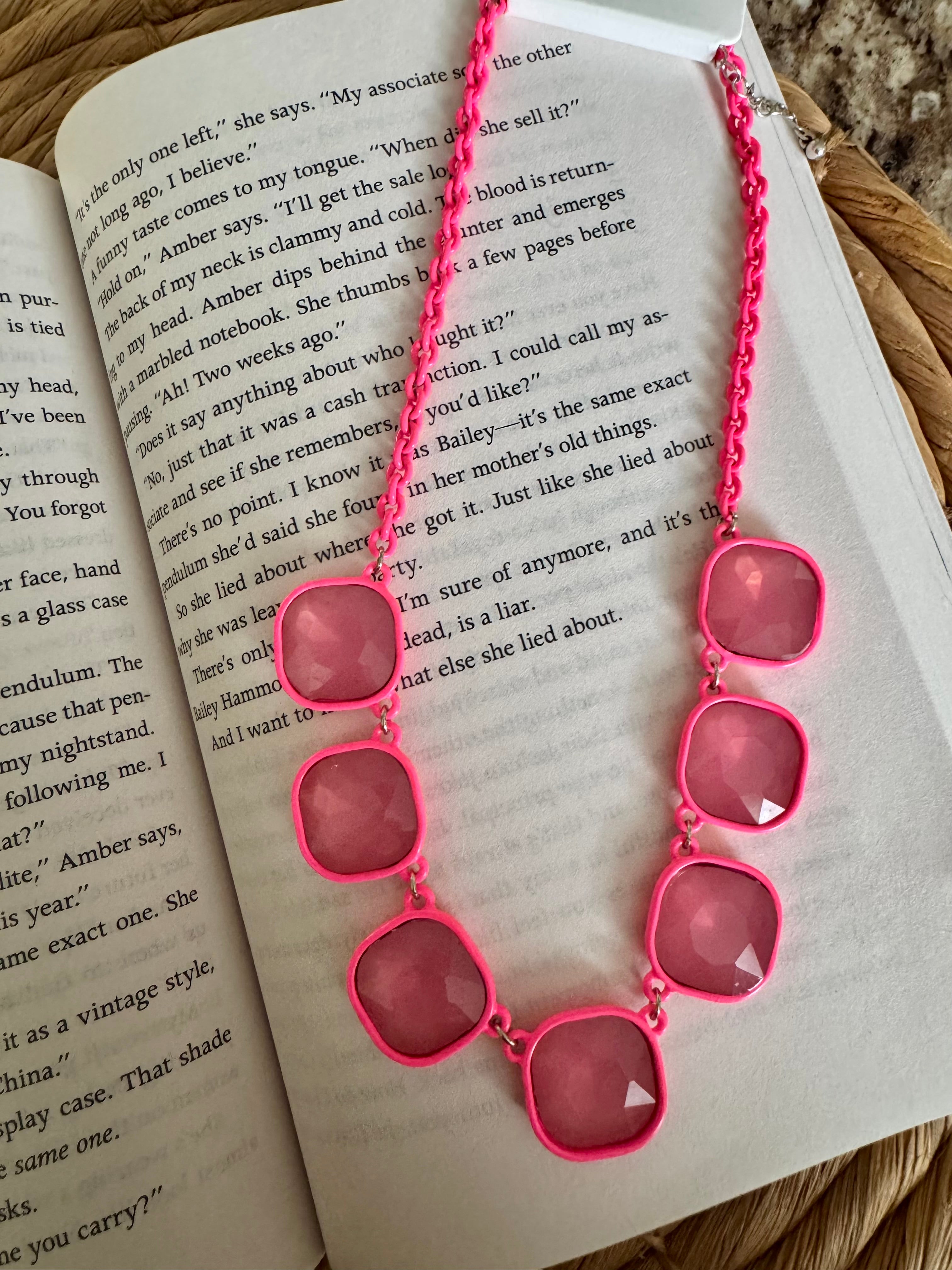 Glass Stone Necklace