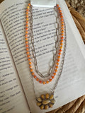 Turquoise Concho Layered Necklace