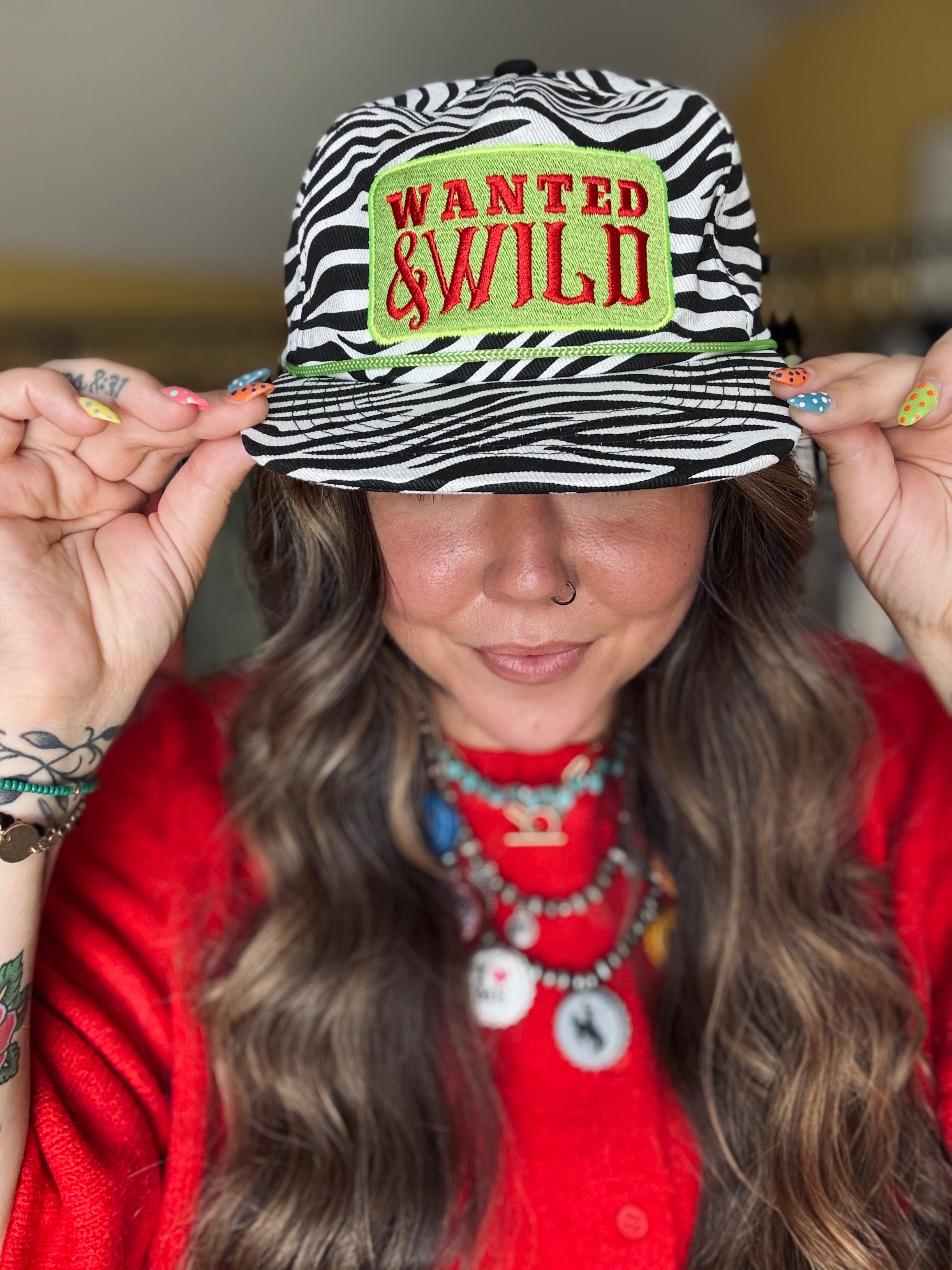 WANTED & WILD CANVAS CAP