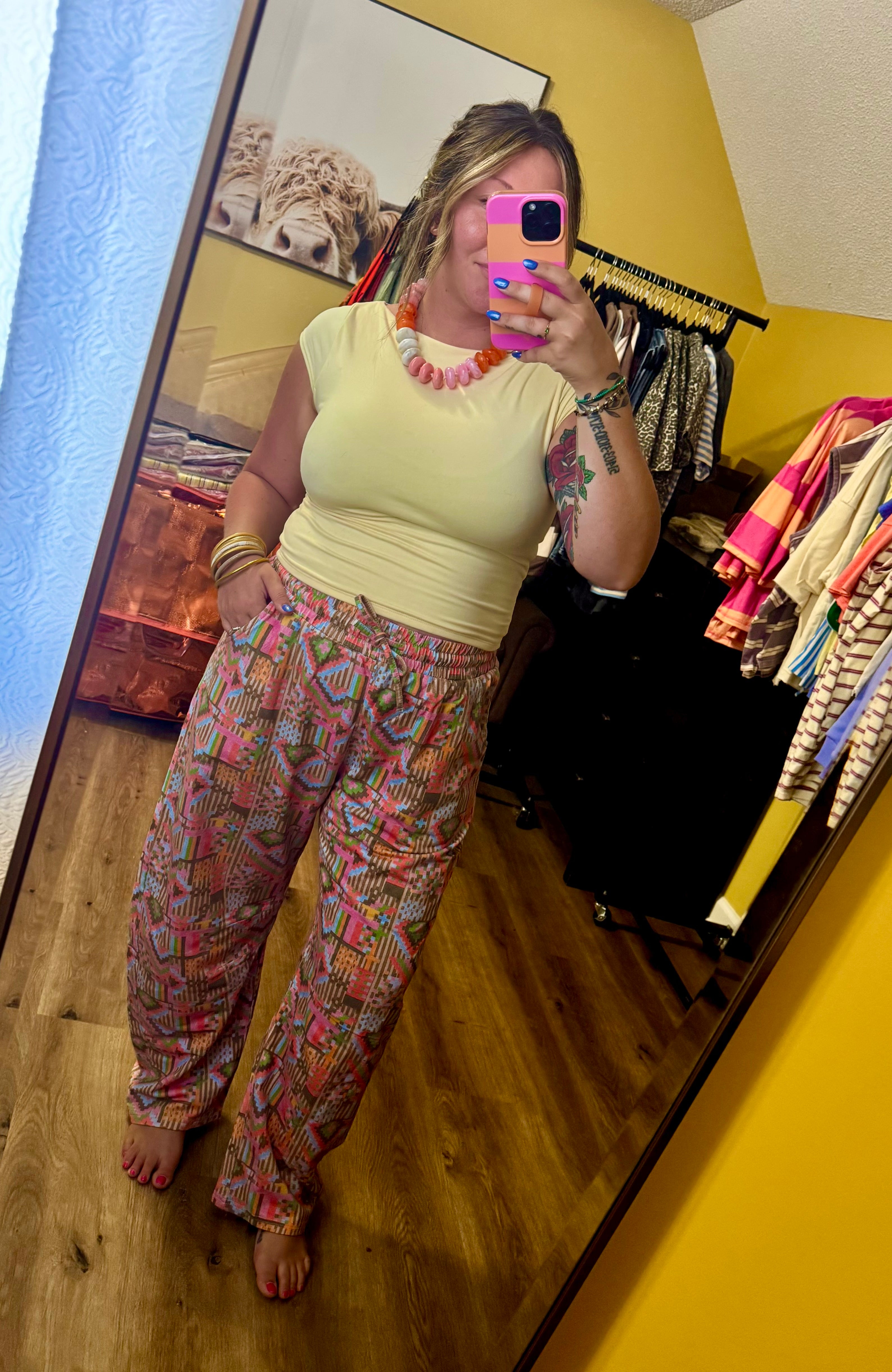 Aztec Barrel Pants