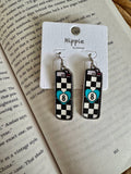 Checkered Lighter Earrings