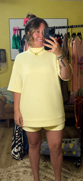 Mock Neck Oversize Set