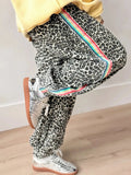 Leopard/Rainbow Joggers