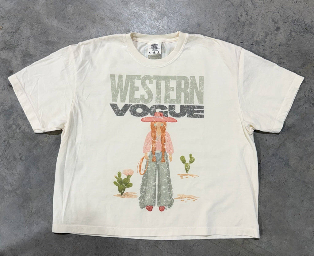 Cowgirl Cropped Tee