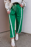Striped Cropped Pants
